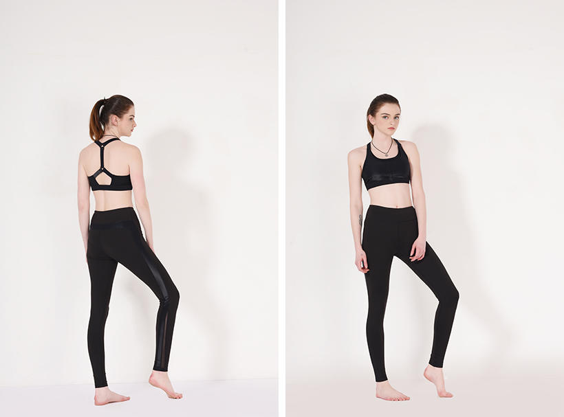 INGOR convenient cropped yoga leggings with high quality