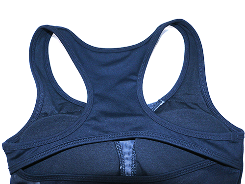 Quality sports bra with cross back design Y1911B01-11