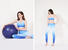 medium colorful sports bras activewear support INGOR Brand