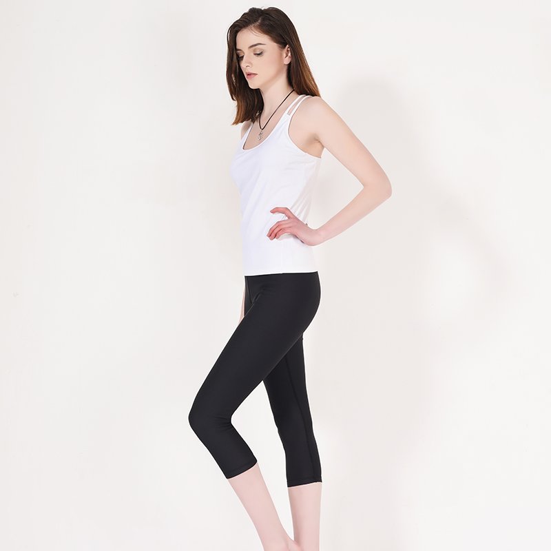 Benutzerdefiniertes Spandex-Yoga-Tanktop Y1911V01