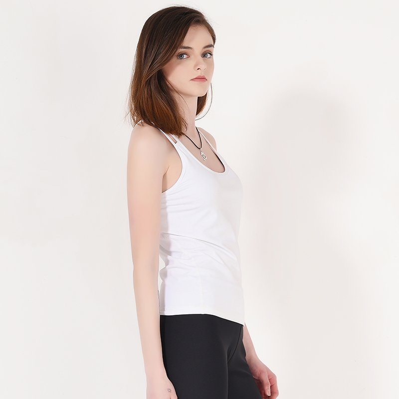 Benutzerdefiniertes Spandex-Yoga-Tanktop Y1911V01