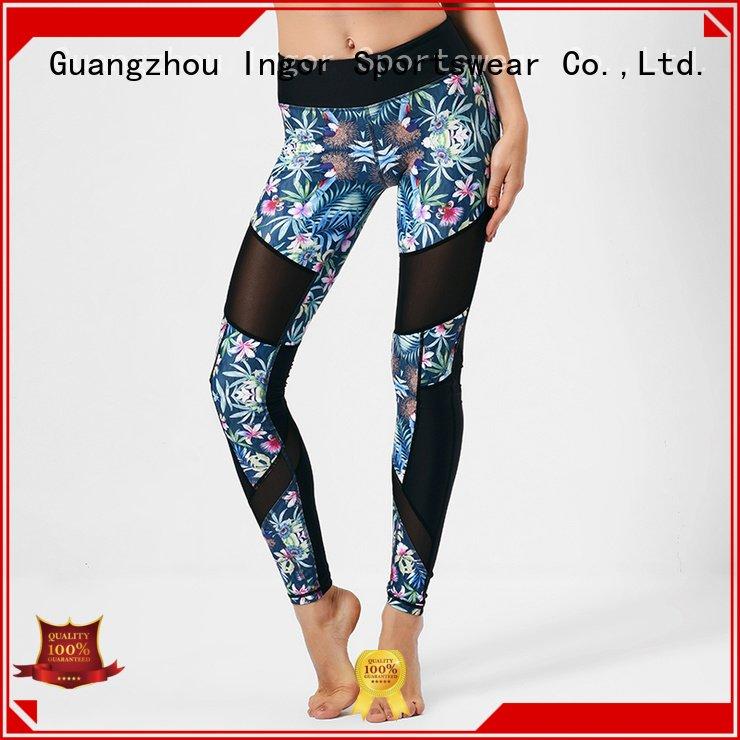 printed running INGOR Brand ladies leggings  factory