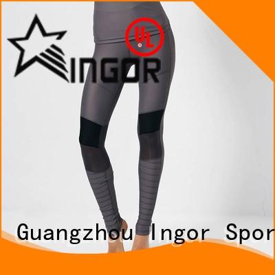 INGOR black the best yoga leggings with high quality for sport