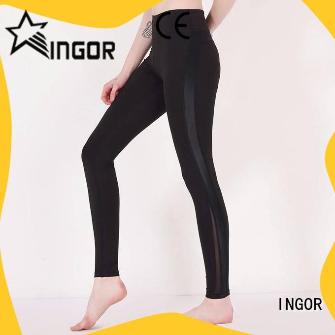 INGOR womens leggings with four needles six threads for ladies