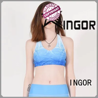 INGOR sexy women's sports bra top for girls