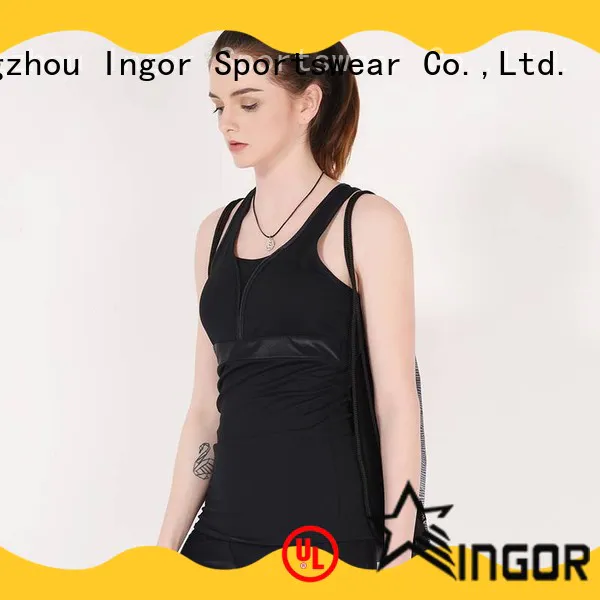 INGOR bulk yoga tops with racerback design for girls