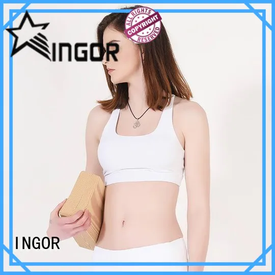 INGOR sexy pink red sports bra on sale for women