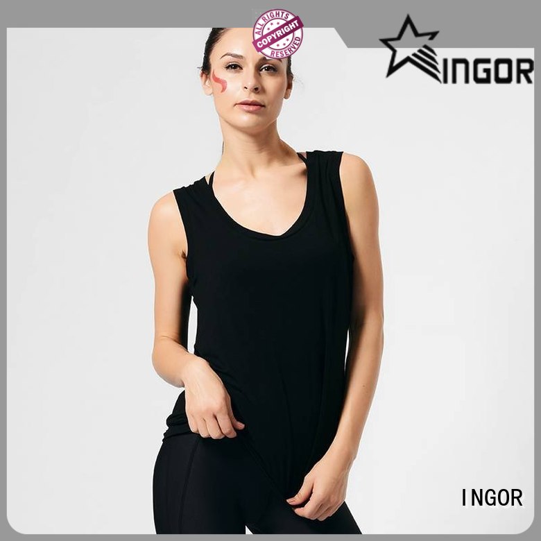 Ingor tops Tanktops für Frauen mit Racerback-Design im Fitnessstudio