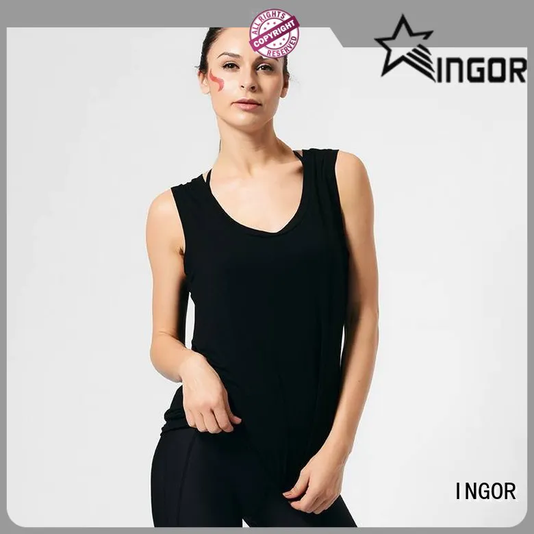 INGOR tops tank tops for women with racerback design at the gym