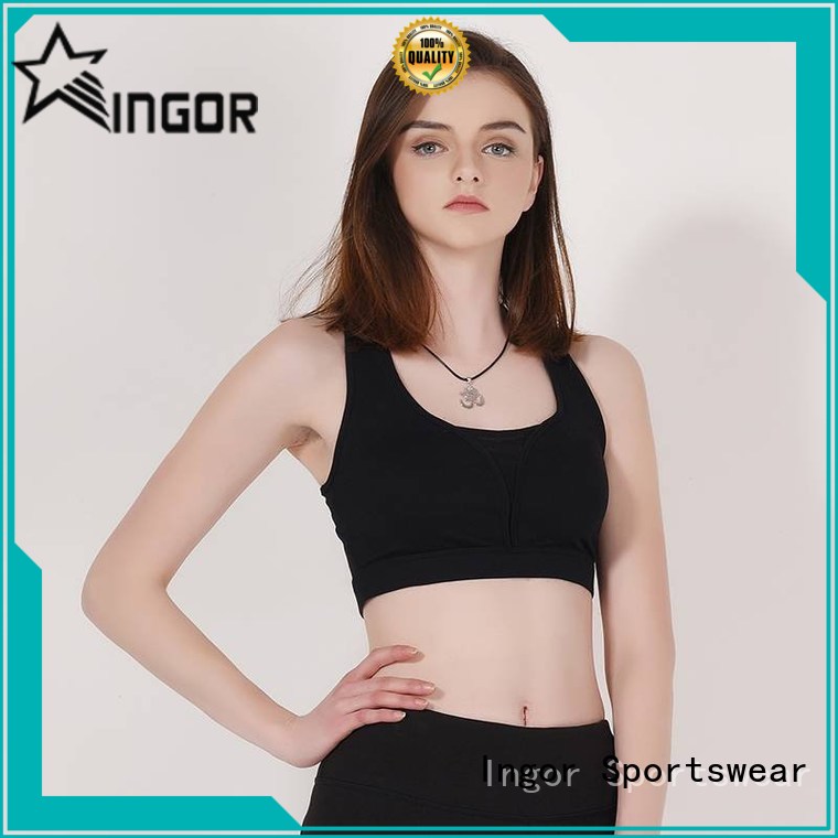 INGOR ladies mint green sports bra with high quality for women