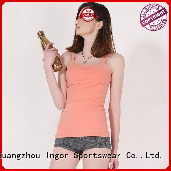 INGOR Brand top criss personalized sports tank top