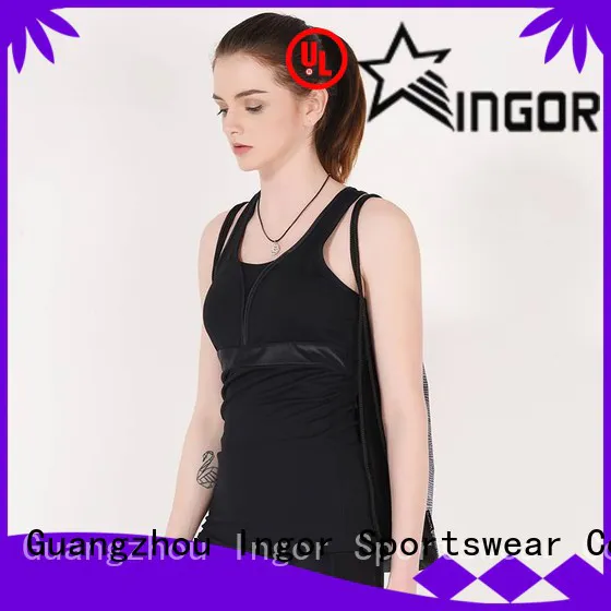 INGOR summer crop tank with high quality for sport