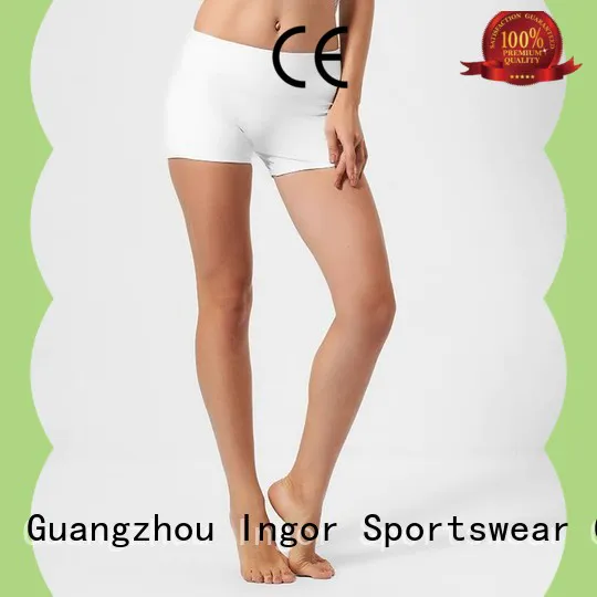 womens womens shorts white at the gym INGOR