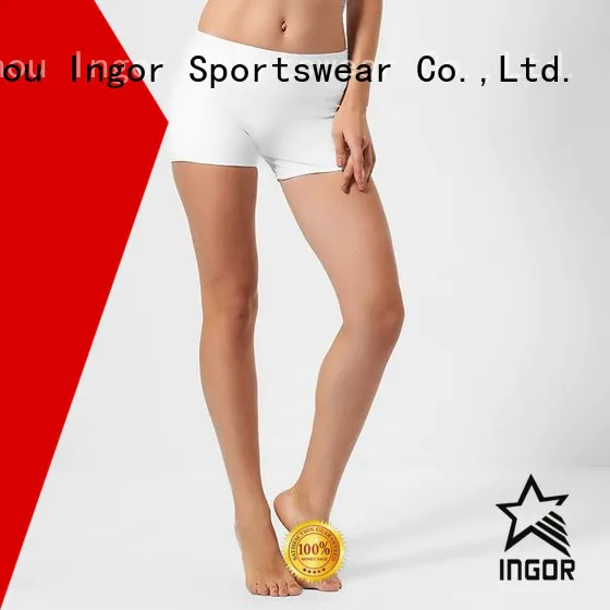 workout running waisted OEM wholesale women's shorts INGOR