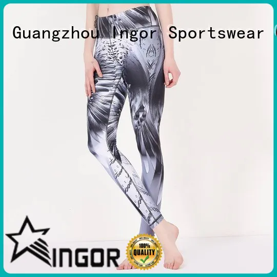 leggings sports with four needles six threads for girls