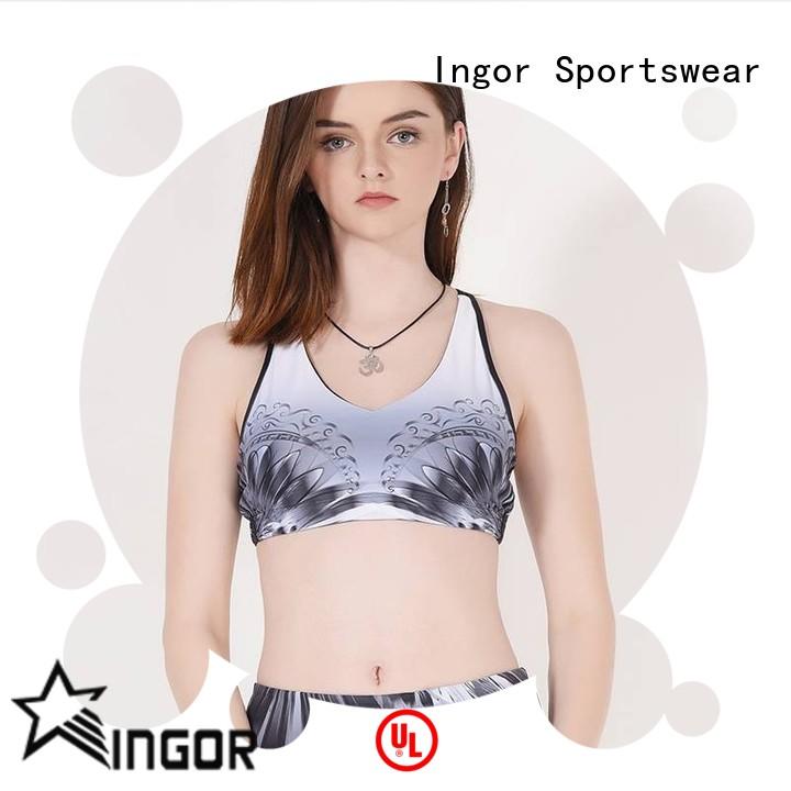INGOR breathable burgundy sports bra on sale for sport