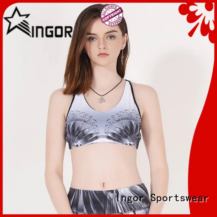 INGOR padded sports bra for jogging with high quality for sport