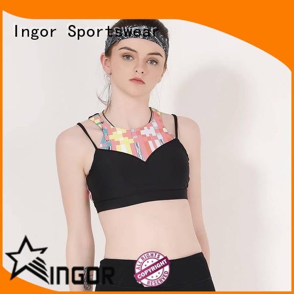 INGOR custom light pink sports bra on sale for ladies