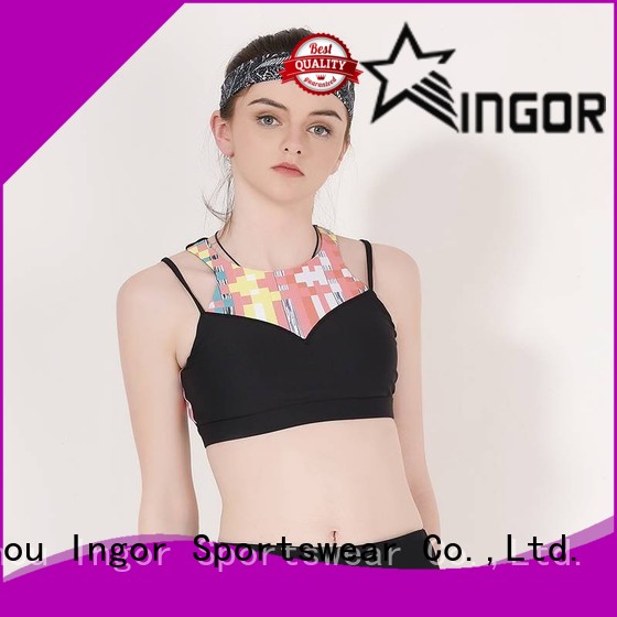 INGOR soft compression sports bra to enhance the capacity of sports at the gym