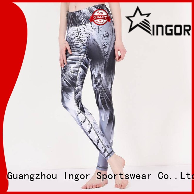 Ingor Skinny Yoga Leggings avec quatre aiguilles six fils