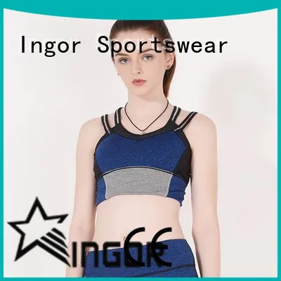 breathable sports bra for running white with high quality at the gym