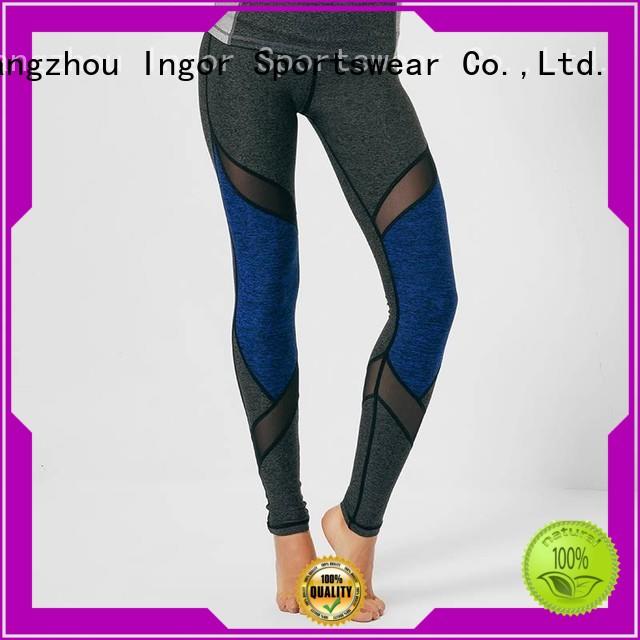 INGOR Brand leggings mesh running yoga pants manufacture