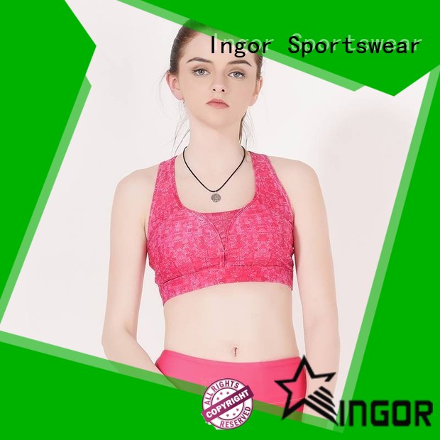 Soutien-gorge de sport Rose Dos nageur Yoga Y1912B04