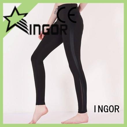 INGOR convenient cropped yoga leggings with high quality
