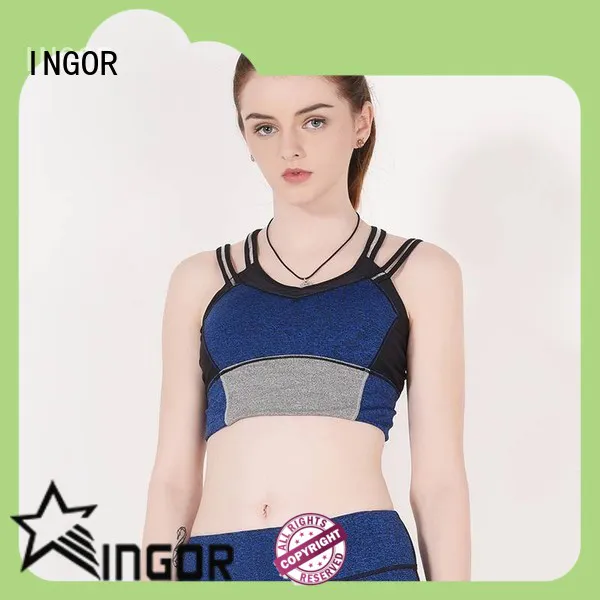 INGOR soft top rated sports bras with high quality for girls