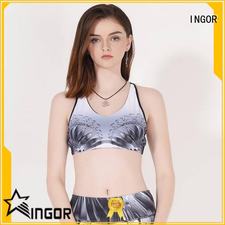 INGOR workout compression sports bra on sale at the gym