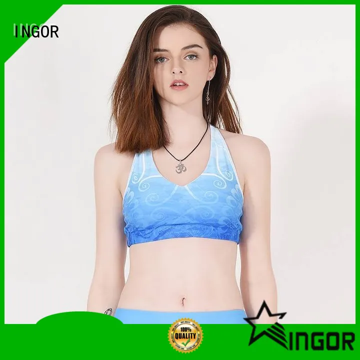 INGOR sexy compression sports bra with high quality for women