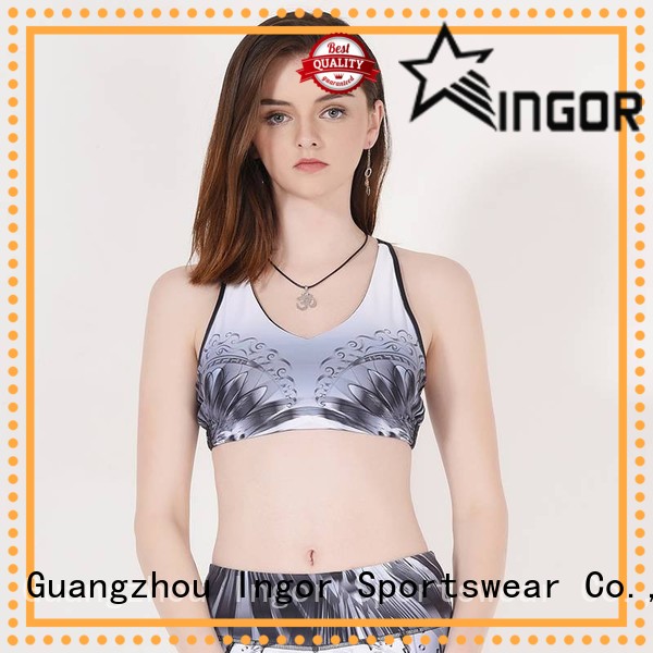 INGOR breathable full back sports bra to enhance the capacity of sports for sport