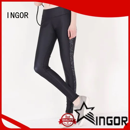 INGOR durability leggings with four needles six threads for girls