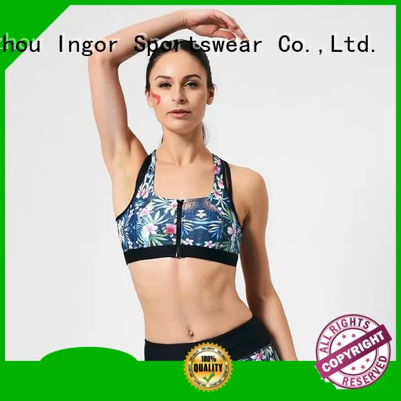 ingor Custom yoga sports bra neck INGOR