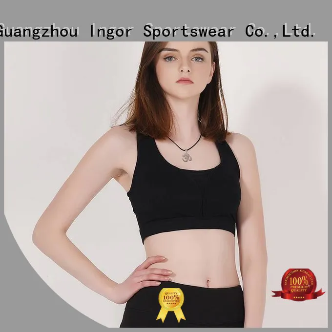 Hot wireless colorful sports bras performance INGOR Brand