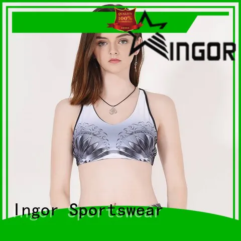 INGOR breathable compression sports bra with high quality for women