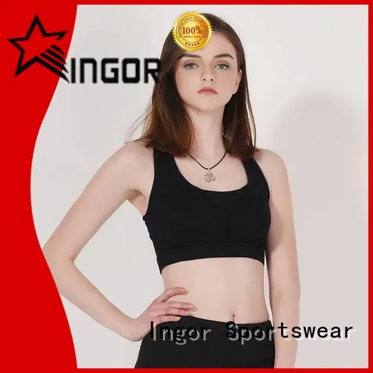 soft sports bra neck with high quality for ladies