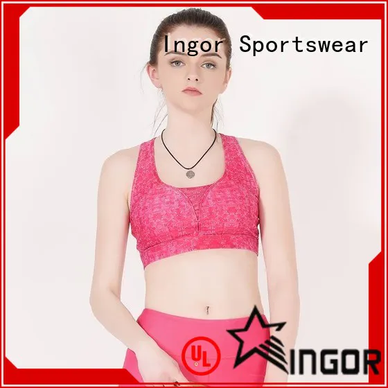 INGOR custom compression sports bra on sale at the gym