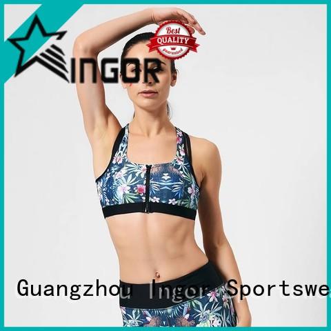 plain activewear colorful sports bras INGOR Brand