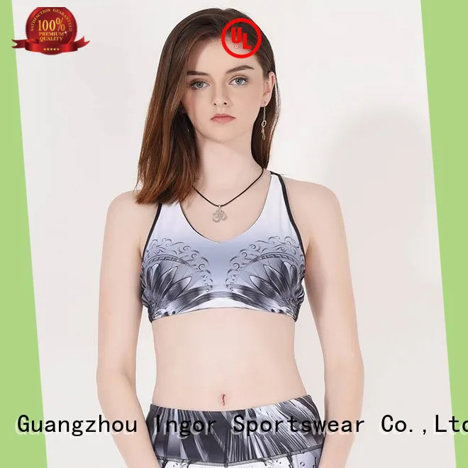 INGOR custom low impact sports bra to enhance the capacity of sports at the gym