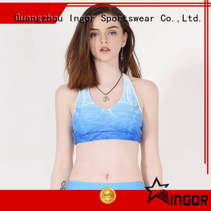 INGOR soft fitness bra designer for girls