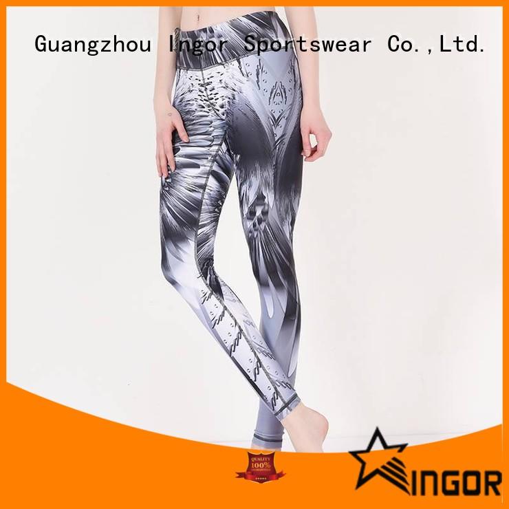 durability leggings fashion with four needles six threads for sport