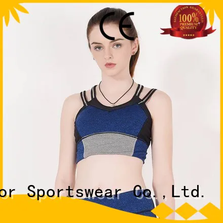 colorful sports bras blue top Warranty INGOR