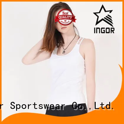 INGOR Brand design mesh women's workout tank tops loose