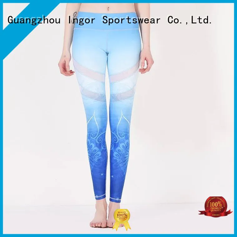 ladies leggings  floral gym yoga pants printed INGOR Brand