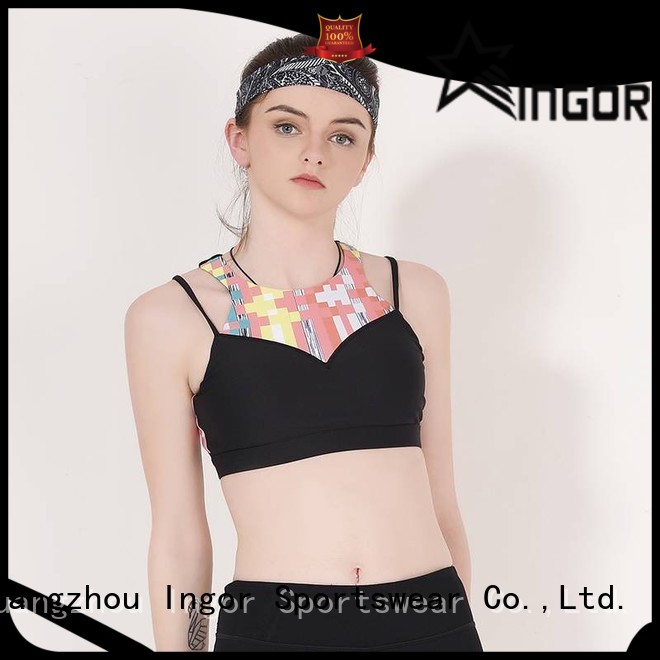 soutien-gorge de sport sans fil courant pour Sport Ingor