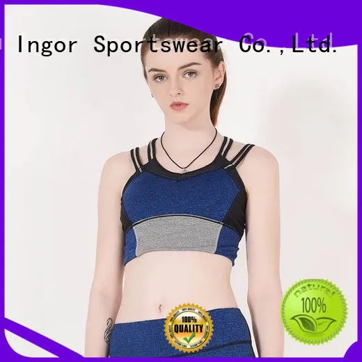 colorful sports bras grey pink INGOR Brand company