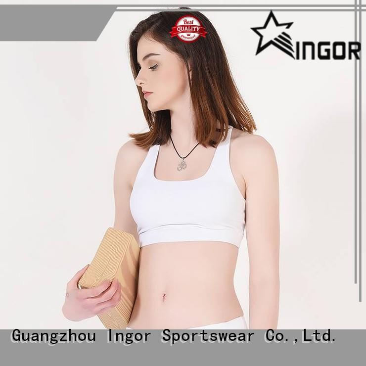 Hot padded sports bra design support INGOR Brand