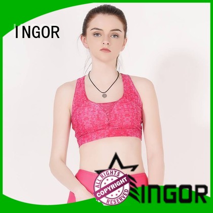 INGOR purple yoga bra with high quality for ladies