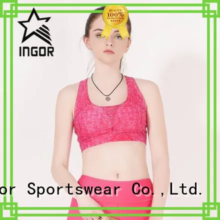 INGOR Brand racerback plain sports sports bra